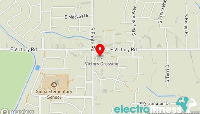 map of Idaho Fitness Factory Victory Gym in Meridian