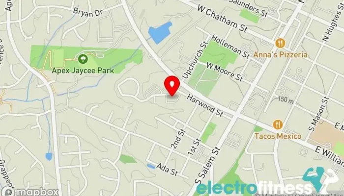 map of Ignite Fitness Personal trainer, Gym, Physical fitness program in Apex