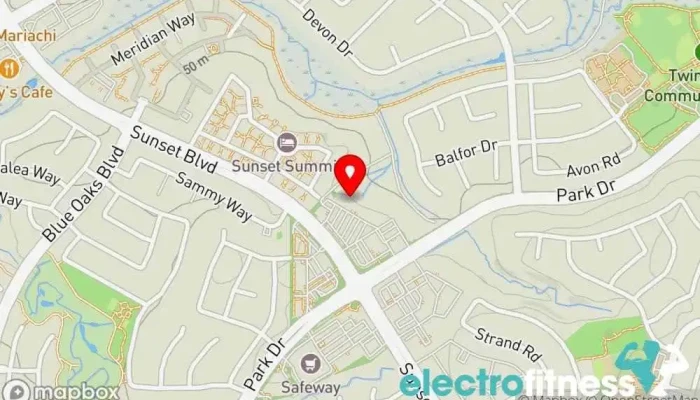 map of In-Shape Fitness Gym, Fitness center, Physical fitness program, Pilates studio, Sauna, Spa and health club, Weightlifting area, Yoga studio in Rocklin