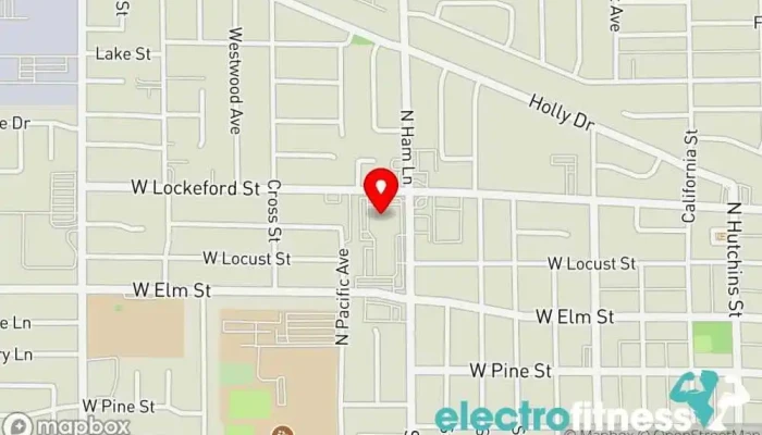 map of In-Shape Fitness Gym, Fitness center, Physical fitness program, Pilates studio, Sauna, Spa and health club, Weightlifting area, Yoga studio in Lodi