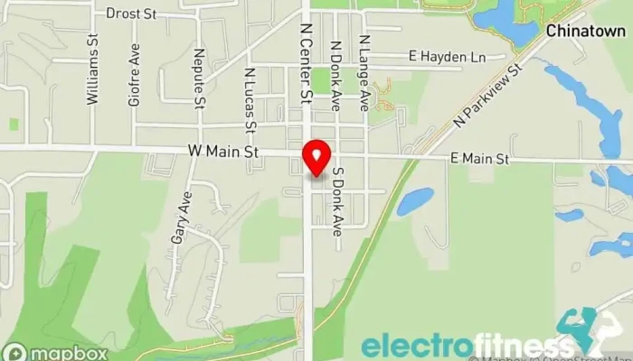 map of Infuzion Fitness Gym in Maryville