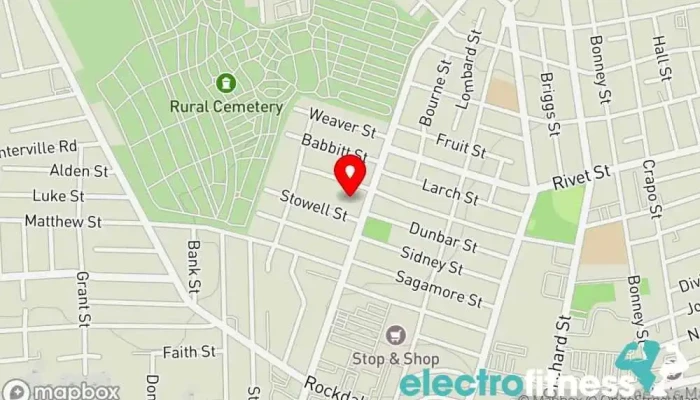 map of Inner Circle Training Facility Personal trainer in New Bedford