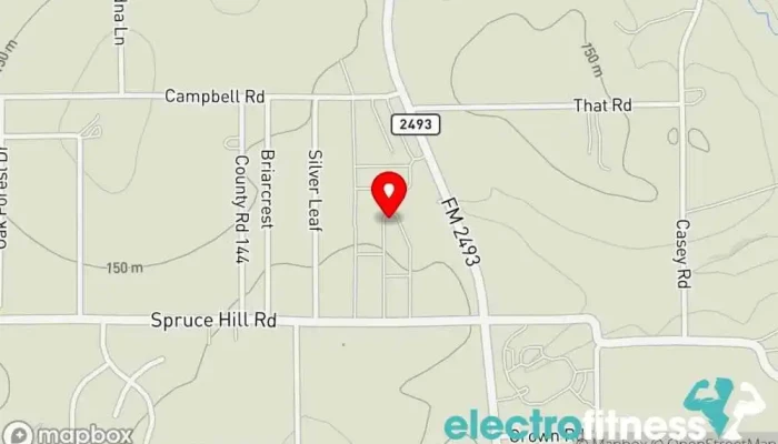 map of Inspire Gym United Gymnastics center in Flint