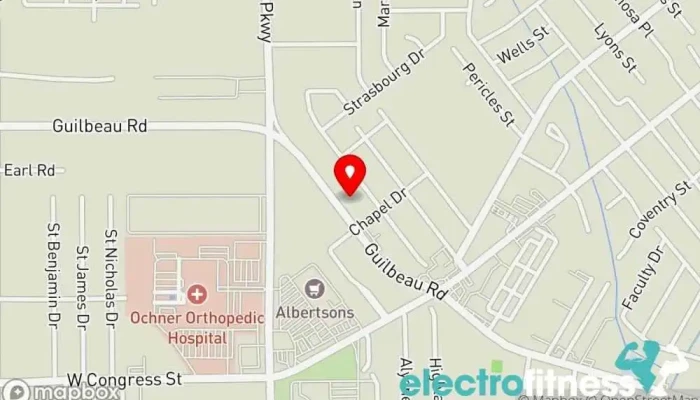 map of Inspired Performance Fitness Studio Personal trainer, Fitness center, Health consultant, Nutritionist, Weight loss service, Women's personal trainer, Yoga instructor in Lafayette