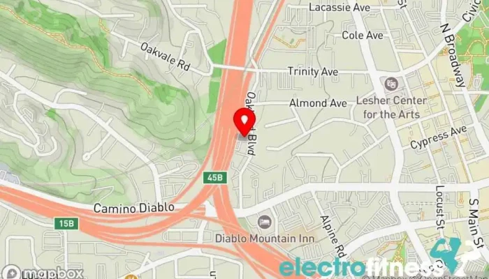 map of Integrative Fitness Kinesiologist, Chiropractor, Massage therapist, Physical therapist in Walnut Creek