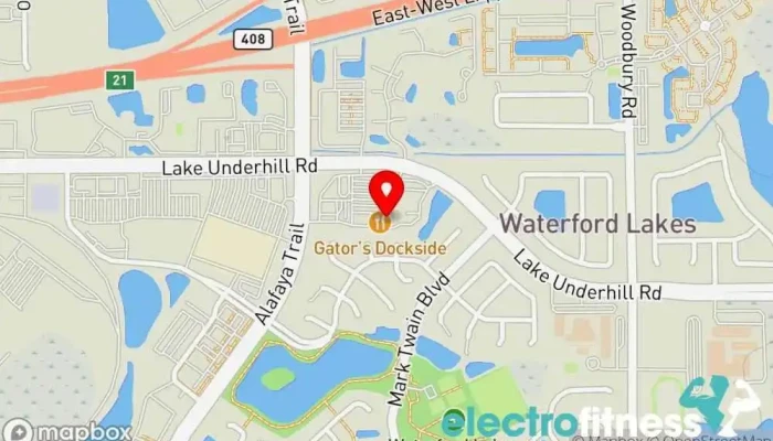 map of International Fitness Association Physical fitness program in Orlando