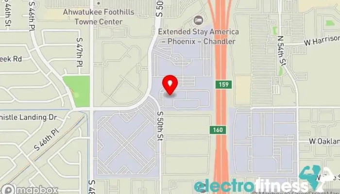 map of Iron Forged AthletX Fitness center in Phoenix