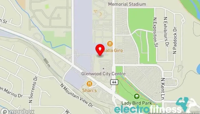 map of Iron Legacy Barbell Gym in Garden City