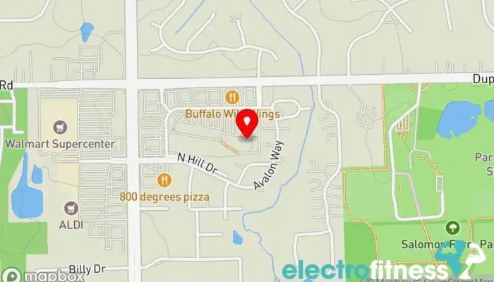map of Iron Society Strength and Fitness Gym in Fort Wayne