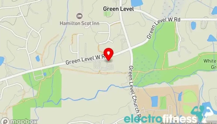map of ISI Elite Training - Apex, NC Fitness center in Apex