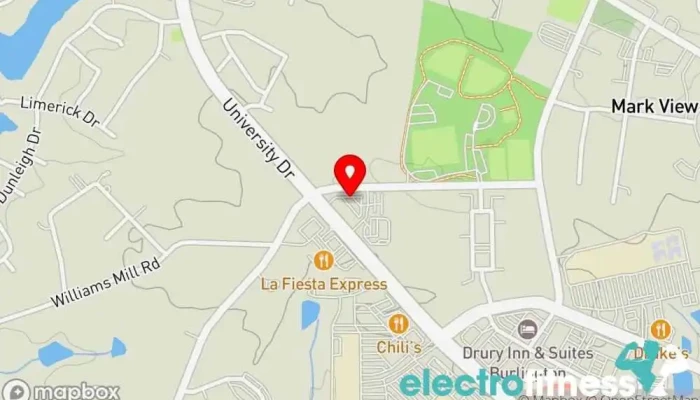 map of ISI Elite Training - Burlington, NC Gym, Fitness center, Personal trainer in Burlington