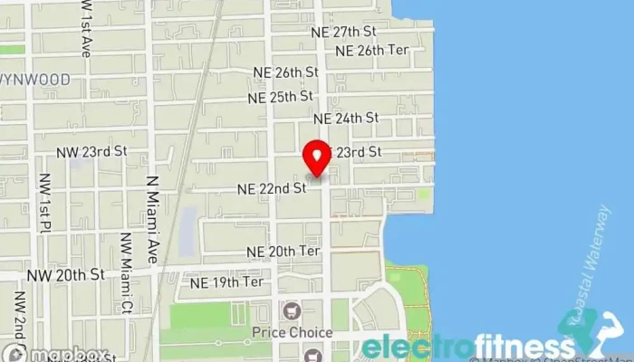 map of ISI Elite Training - Miami, FL Gym, Fitness center, Personal trainer in Miami