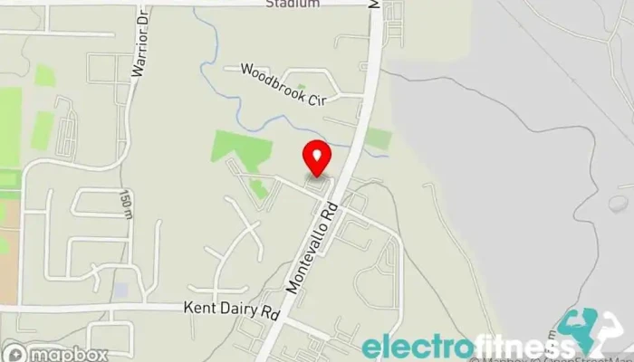 map of J. Leah’s Yoga & Wellness Loft of Alabaster Yoga studio in Alabaster