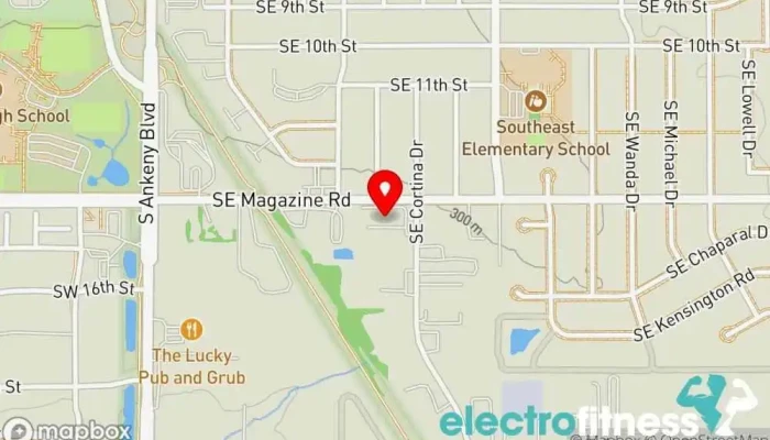 map of Jarosh Performance Physical fitness program in Ankeny