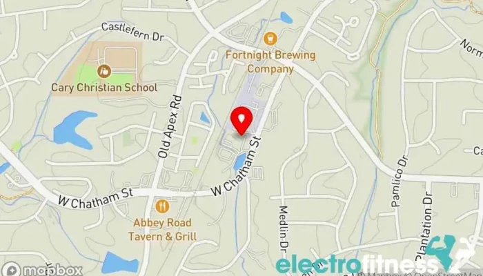 map of Jazzercise Fitness Center of Cary Physical fitness program, Fitness center, Gym in Cary