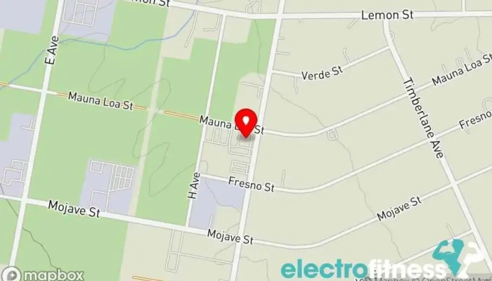 map of Jazzercise Fitness center, Gym, Physical fitness program in Hesperia