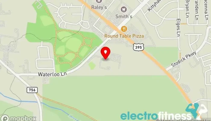 map of Jazzercise Physical fitness program in Gardnerville