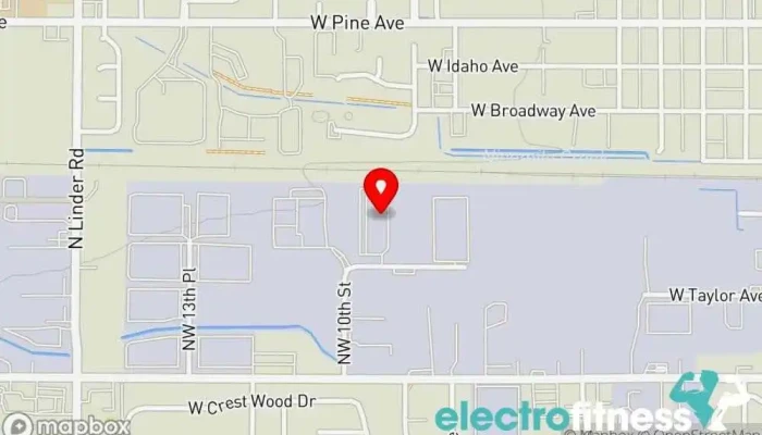 map of Jazzercise Meridian at Meridian Park and Rec Fitness center, Gym, Physical fitness program in Meridian