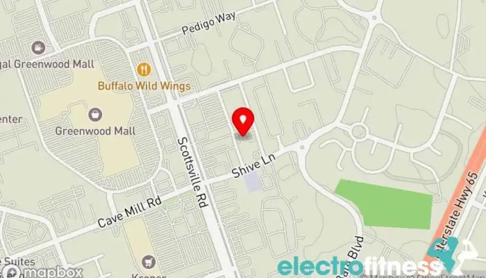 map of Jeramy Black's TaeKwonDo Academy Martial arts school in Bowling Green