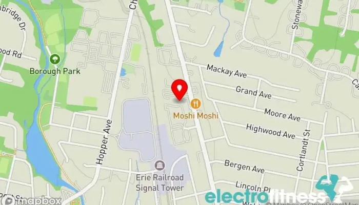 map of JNA Fitness Waldwick Gym, Fitness center, Personal trainer, Weight loss service, Wellness center, Wellness program in Waldwick