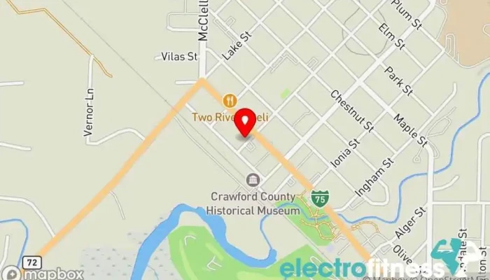 map of Just Breathe LLC Salt Room and Fitness Studio Wellness center, Fitness center in Grayling