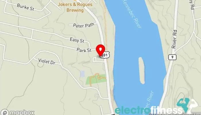 map of K V Health Club Fitness center in Farmingdale