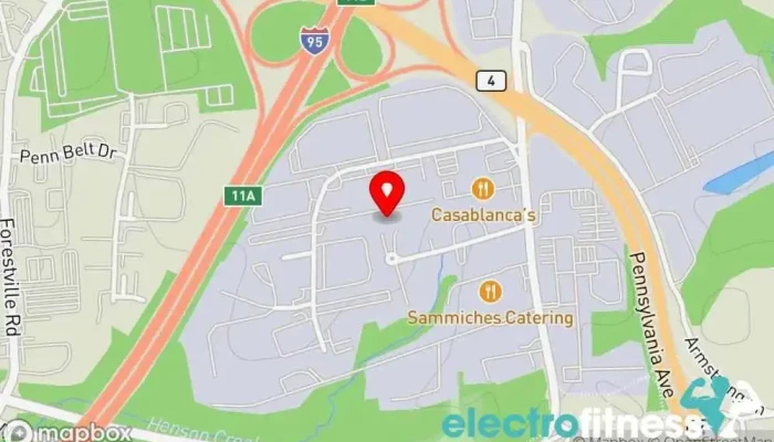 map of K3 Fitness (Square Fit Pro Boxing & Conditioning) Boxing gym in Upper Marlboro