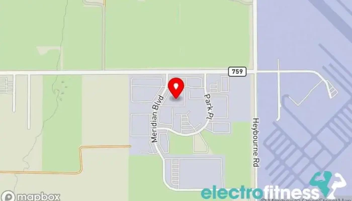 map of Kaia FIT Minden Physical fitness program, Children's camp, Gym in Minden