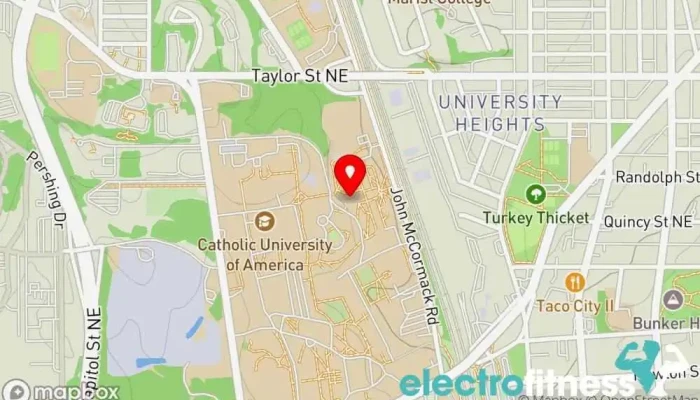 map of Kane Fitness Center Gym in Washington