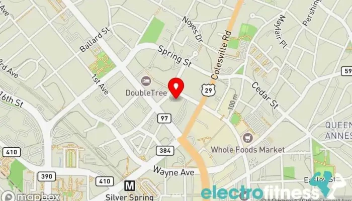 map of Karib Dance and Cultural Arts Studio Cultural center, Aerobics instructor, Dance company, Dance school, Event venue, Fitness center, Physical fitness program, Women's personal trainer, Youth club in Silver Spring