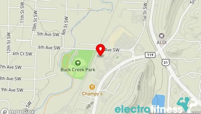 map of Kel-Bel’s Fitness and Coaching Women's personal trainer, Fitness center, Gym, Health counselor, Personal trainer, Physical fitness program in Alabaster