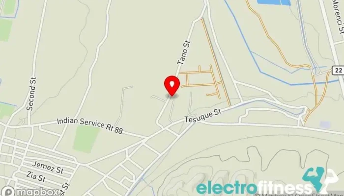 map of Kewa Fitness Center Gym in Kewa Pueblo