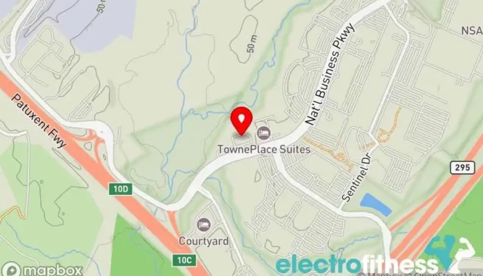 map of Kicked Up Fitness NBP Gym, Boxing gym, Personal trainer in Annapolis Junction