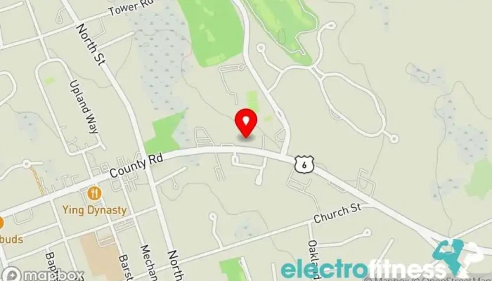 map of KikFit Training Gym, Aerobics instructor, Personal trainer, Physical fitness program, Self defense school, Weight loss service, Wellness program in Mattapoisett