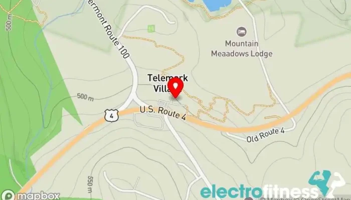 map of Killington Boot Camp Gym, Personal trainer in Killington