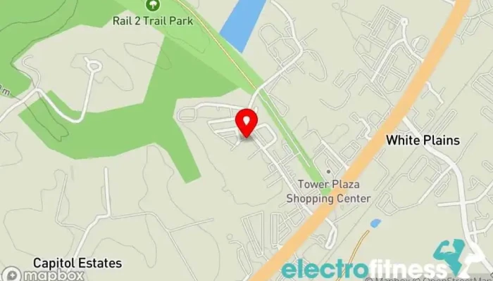 map of Kinetic Fitness Solutions Physical fitness program in White Plains