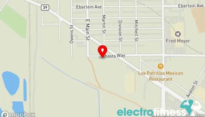 map of Klamath Gymnastics, LLC Gymnastics center, Gymnastics club in Klamath Falls