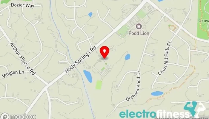 map of Kraft Family YMCA Non-profit organization, Fitness center, Gym, Swimming pool, Youth organization in Apex