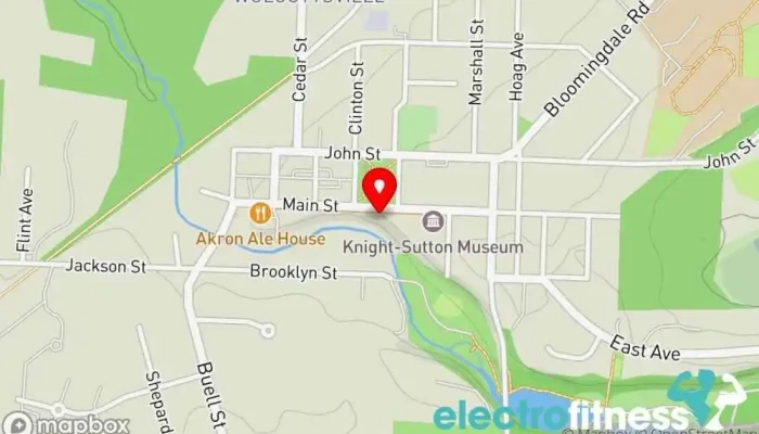 map of Kris Beyer Personal trainer in Akron