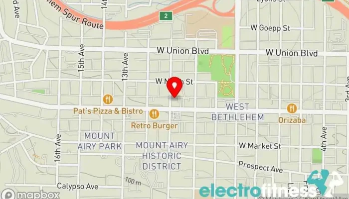 map of KSP Fitness Fitness center, Gym, Personal trainer, Women's personal trainer in Bethlehem