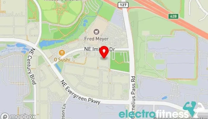 map of LA Fitness Gym in Hillsboro