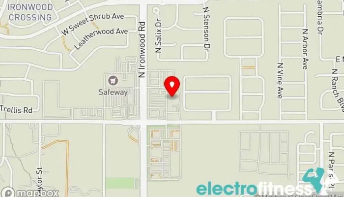 map of LA Fitness Gym in San Tan Valley