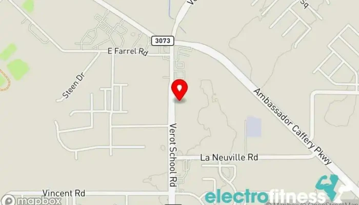 map of Lafayette Body Roque Fitness Gym in Lafayette