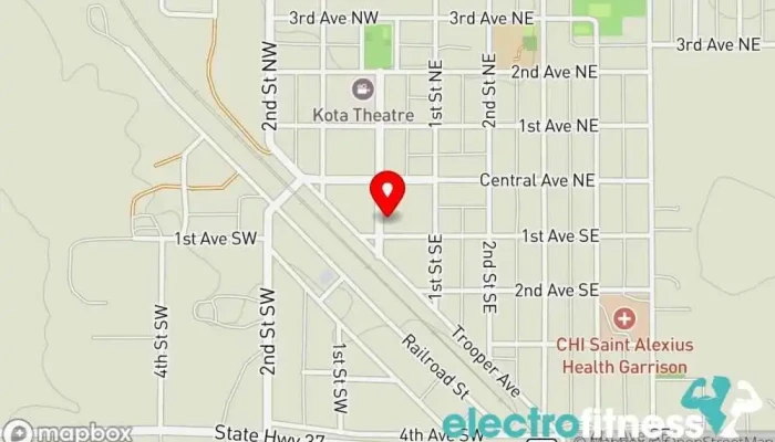 map of LakeFit LLC Fitness center in Garrison