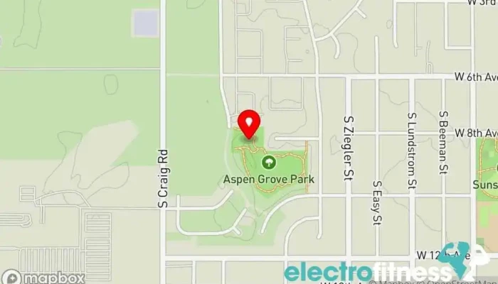 map of Landreth Park Park in Airway Heights