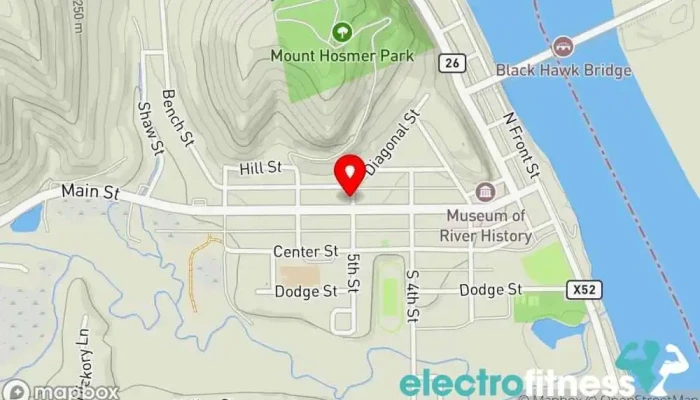 map of Lansing Fitness Gym in Lansing