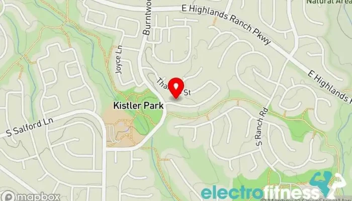 map of Latitude 39 Fitness Personal trainer, Fitness center, Gym in Highlands Ranch