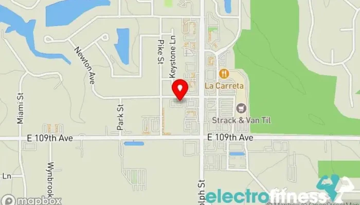 map of Leader 1 Fitness Gym in Crown Point