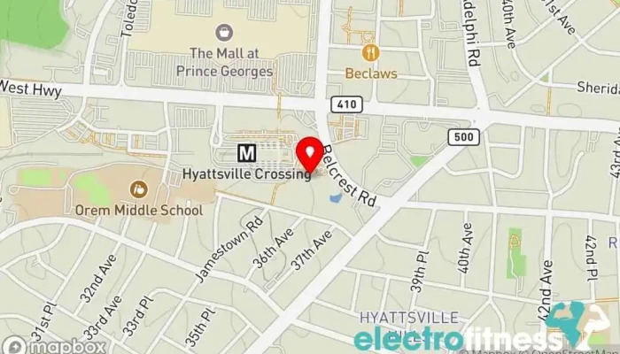 map of Leen Inc Fitness Physical fitness program in Hyattsville