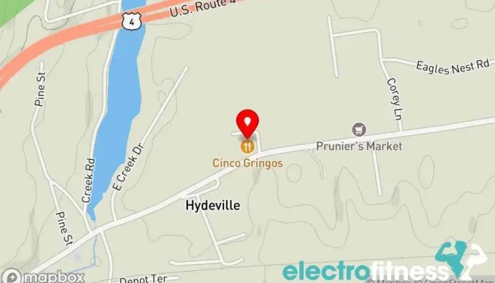 map of Legacy Fitness INC Gym in Castleton
